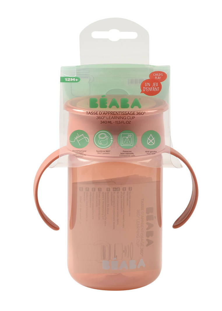 Kubek treningowy 360° pink Beaba dla dzieci