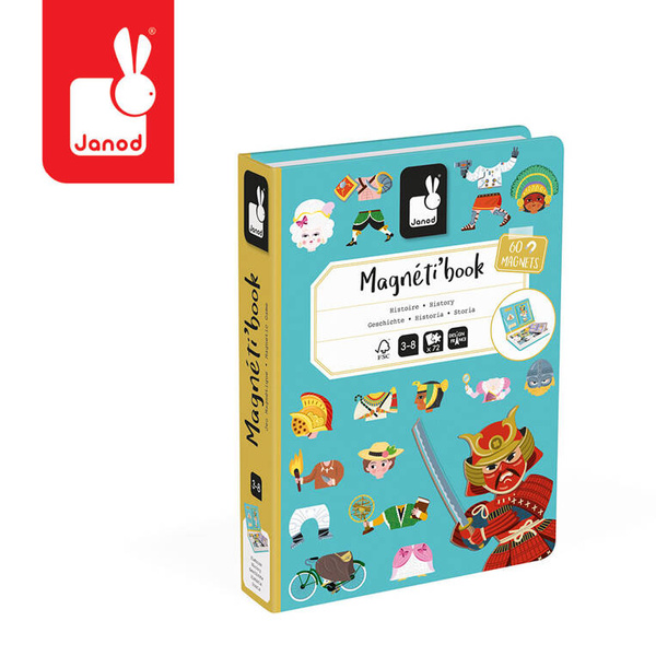 Układanka magnetyczna Magnetibook Historia dla dzieci 3 lata+, Janod