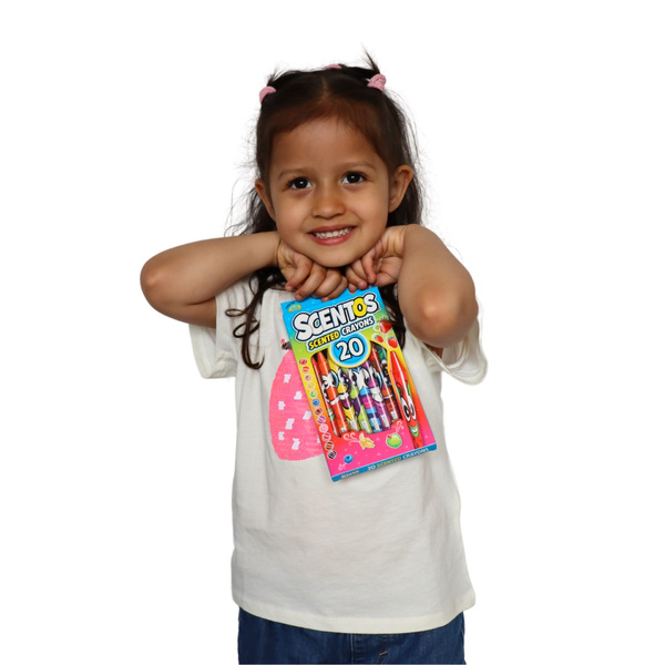 Pachnące Kredki Świecowe - 20 kolorów, dla dzieci, 3 lata+, Scentos