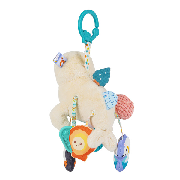 Zawieszka do wózka łóżeczka z gryzakiem Foka Sonia dla dzieci 0 m+, Balibazoo