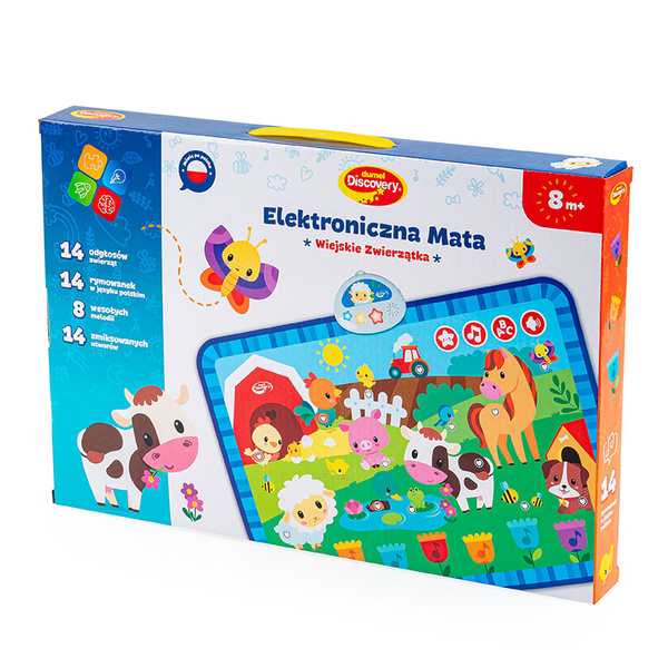 Elektroniczna mata świecąca Wiejskie Zwierzątka 8 m+, Dumel Discovery