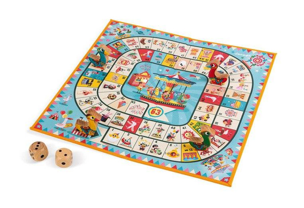 Gra wyścig Gąski na karuzeli Carrousel 4+, Janod