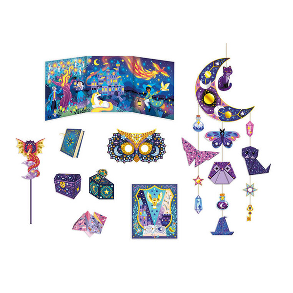 Multizestaw kreatywny 9 dekoracji Szkoła magii 7+, Janod