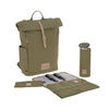 Green Label Plecak dla mam z akcesoriami Rolltop Backpack Olive, Lassig
