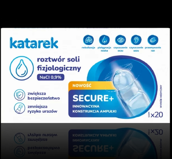 Zestaw Electrino Secure+: Elektryczny aspirator kataru HelpMedi Electrino oraz sól fizjologiczna Katarek Secure+
