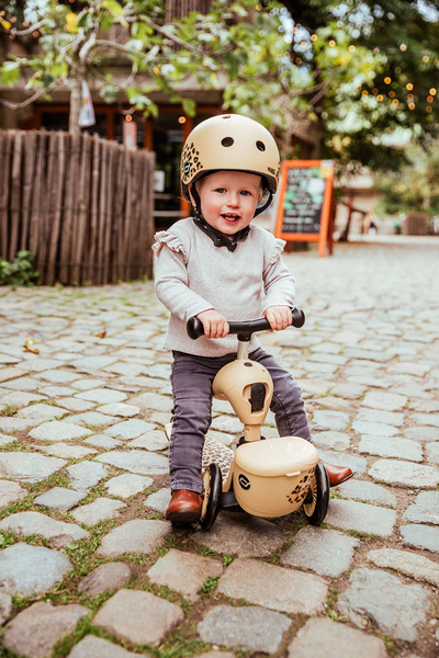 Scoot and Ride HK1 Lifestyle 2w1 jeździk i hulajnoga dla dzieci 1-5 lat, kolor: Leopard