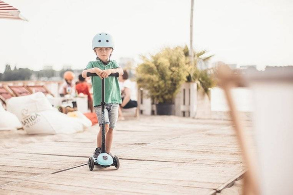 Scoot and Ride Kask dla dzieci 3+ rozm. S-M, kolor: Blueberry