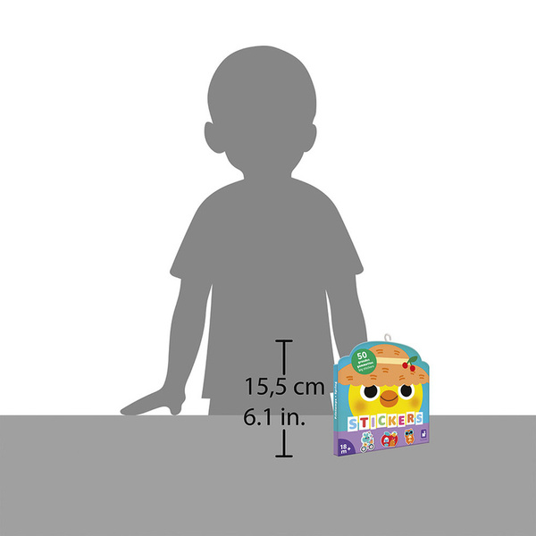 Zestaw kreatywny - książeczka z naklejkami Wiosna, dla dzieci, 18 m+, Janod