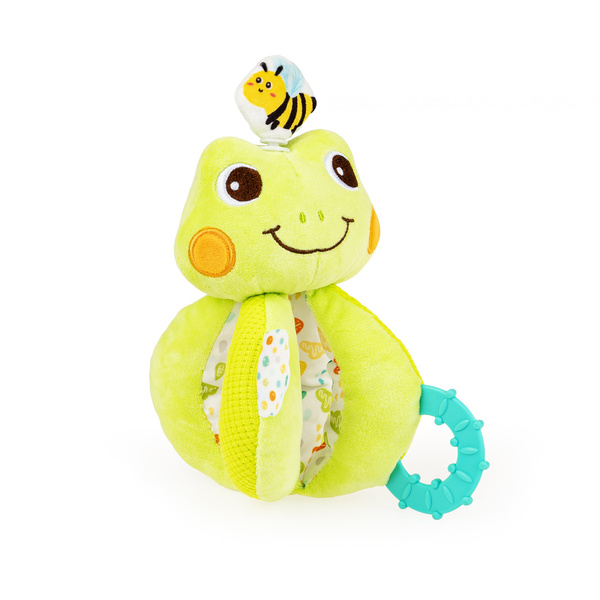 Zabawka sensoryczna dla dzieci - Zakręcona Żaba, 0 m+, Jolly Baby