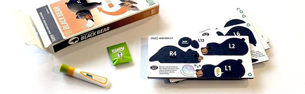 Układanka Puzzle 3D Niedźwiedź brunatny - zestaw kreatywny dla dzieci 6 lat+, Eugy