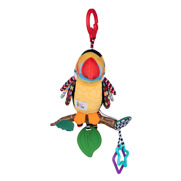 Zawieszka do wózka łóżeczka z gryzakiem Tukan Iwo 0 m+, Balibazoo