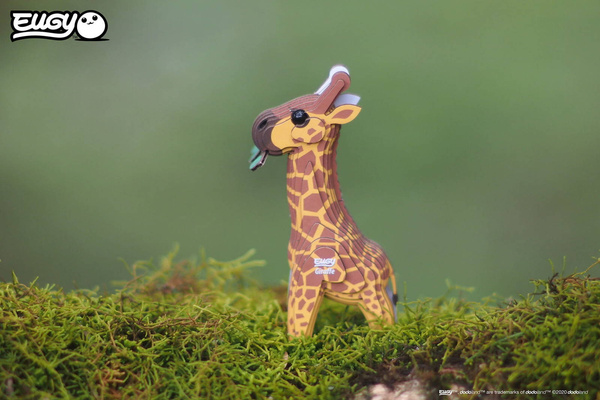 Układanka Puzzle 3D Żyrafa - zestaw kreatywny dla dzieci 6+, Eugy