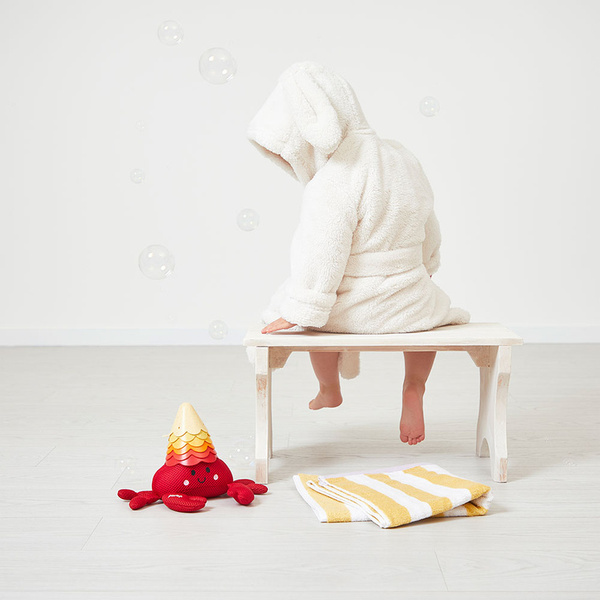 Zabawka do kąpieli - krab z muszelkami, dla dzieci, 10 m+, Janod