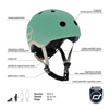 Scoot and Ride Kask dla dzieci 1-5 lat rozm. XXS-S, kolor: Forest