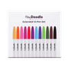 Flamastry do silikonowej Maty 12 kolorów, dla dzieci, 3 lata+, HeyDoodle