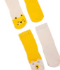 Kappahl Skarpetki chłopięce z motywem misiów i kotków, 4-pak