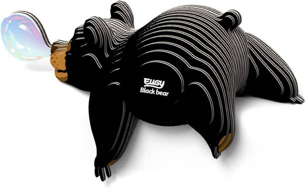 Układanka Puzzle 3D Niedźwiedź brunatny - zestaw kreatywny dla dzieci 6 lat+, Eugy