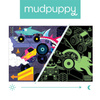 Puzzle świecące w ciemności 100 el. Monster trucki 5+, Mudpuppy