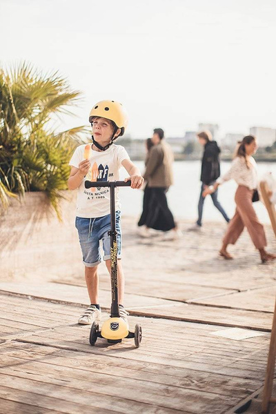 Scoot and Ride Kask dla dzieci 3+ rozm. S-M, kolor: Lemon