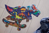 Puzzle konturowe Jurajski Skatepark 75 elementów 5+, Mudpuppy