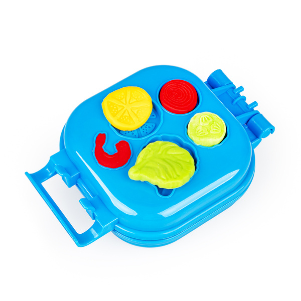 Ciastolina Burger Grill - zestaw 12 szt., dla dzieci, 3 lata+, Scentos