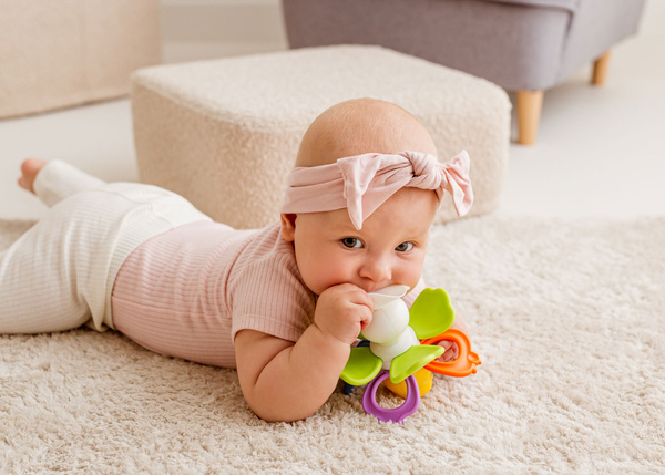 Zabawka sensoryczna - Terkoczący Ogród, dla dzieci, 3 m+, Dumel