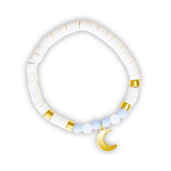 Zestaw kreatywny do tworzenia biżuterii ze stojakiem dla dzieci, 7 lat+, Janod