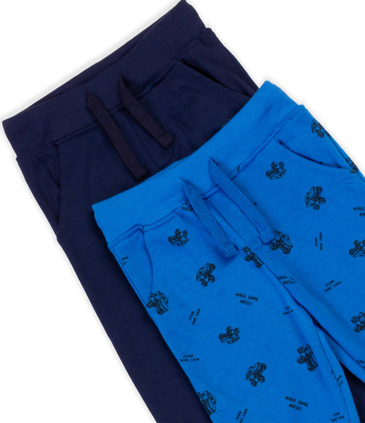 Sinsay Spodnie chłopięce dresowe 2 pack samochody