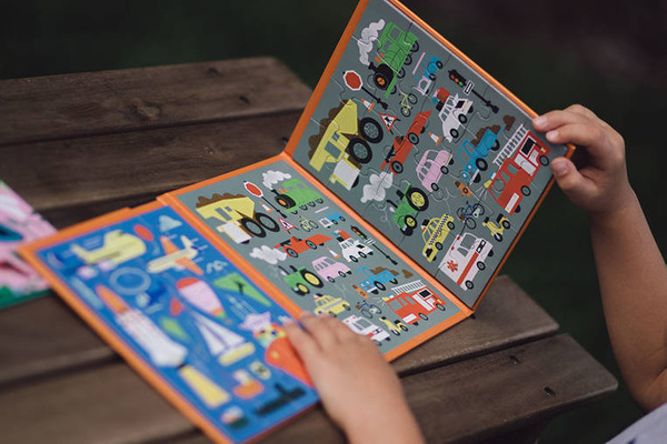 Puzzle magnetyczne 2w1 Środki transportu 20 elementów 4+, Mudpuppy