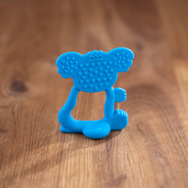 Gryzak silikonowy Uspokajający Koala Turkusowy, Giligums