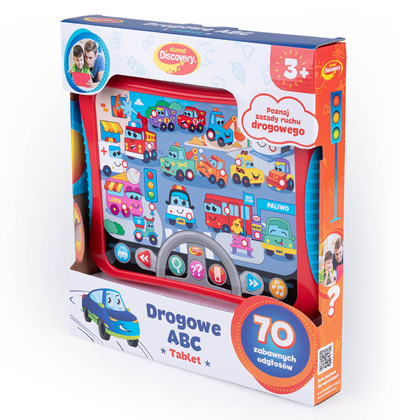 Tablet Drogowe Abc zabawka edukacyjna z zasadami ruchu drogowego, 3+, Dumel