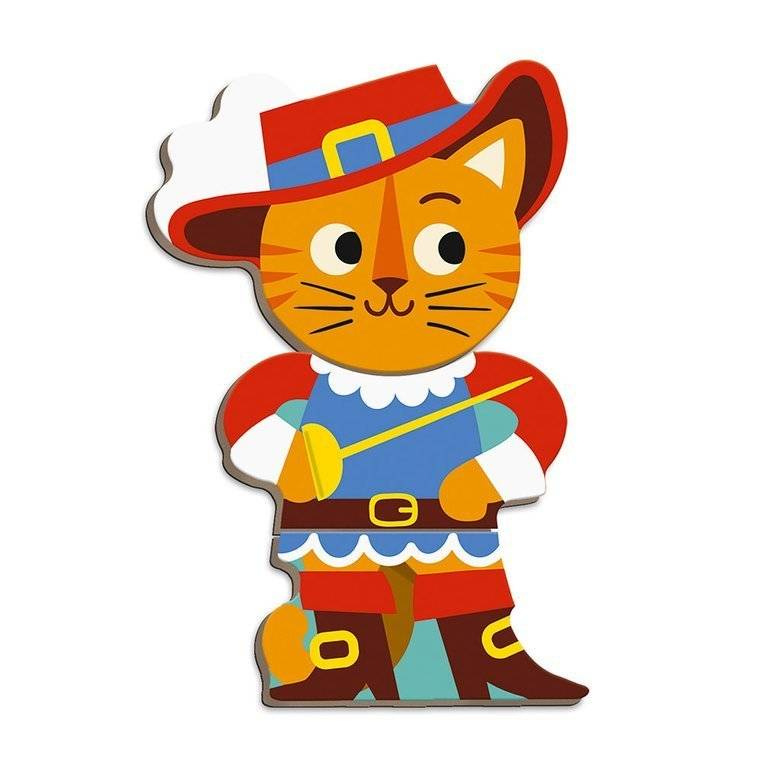 Magnetyczna układanka Janod Magnetibook Świat baśni rozwój dziecka