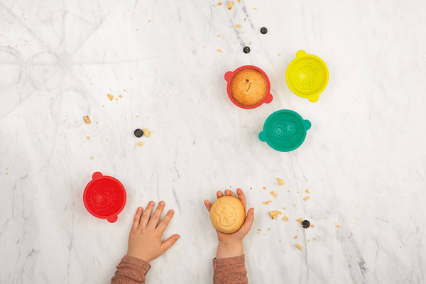 Silikonowe foremki do pieczenia 6 szt. Mały kucharz, Las, 4+, Lilliputiens