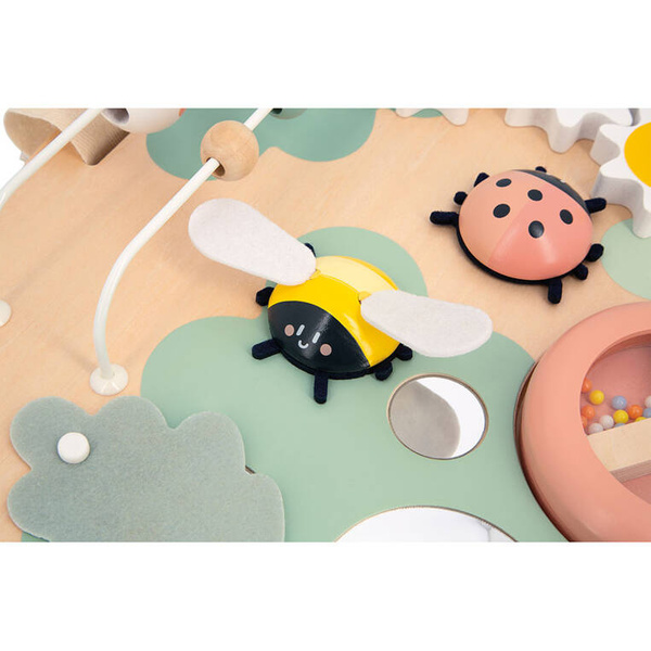 Zabawki drewniane - Tablica edukacyjna wielofunkcyjna Ogród 12m+, Janod