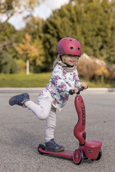 Scoot and Ride HK1 Lifestyle 2w1 jeździk i hulajnoga dla dzieci 1-5 lat, kolor: Wildcat