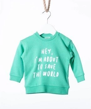 Kappahl Bluza chłopięca sportowa z białymi napisami