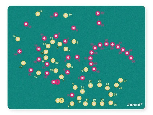 Zabawka manipulacyjna – przeplatanka Zwierzątka, Janod