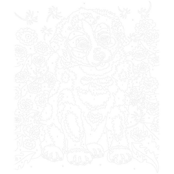 Zestaw kreatywny Malowanie po numerach Małe zwierzątka 2 obrazy 7+, Janod