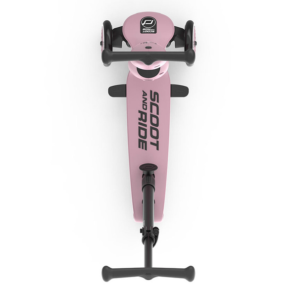 Scoot and Ride HK1 Push and Go 2w1 jeździk i hulajnoga dla dzieci 1-5 lat, kolor: Wildberry