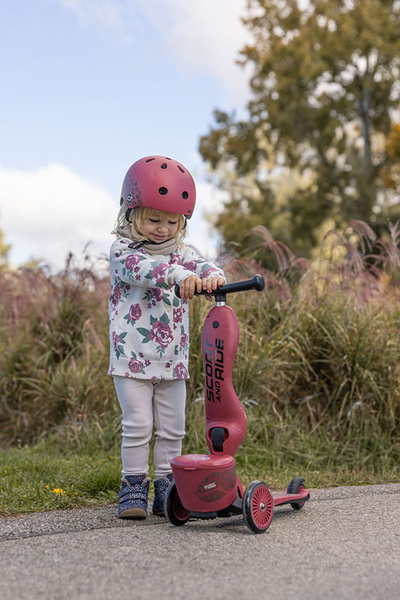 Scoot and Ride HK1 Lifestyle 2w1 jeździk i hulajnoga dla dzieci 1-5 lat, kolor: Wildcat