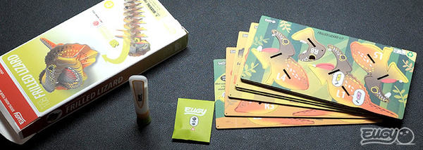 Puzzle 3D Układanka Jaszczurka Agama Kołnierzasta - zestaw kreatywny dla dzieci 6 lat+, Eugy