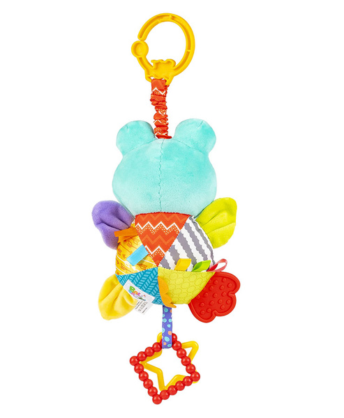 Zawieszka do wózka łóżeczka z gryzakiem Zwariowany Felek, 0 m+, Balibazoo