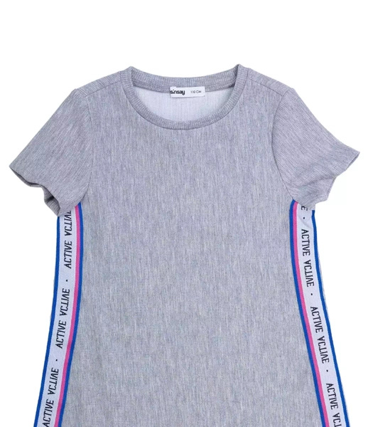 Sinsay Sukienka dresowa, z krótkim rękawem