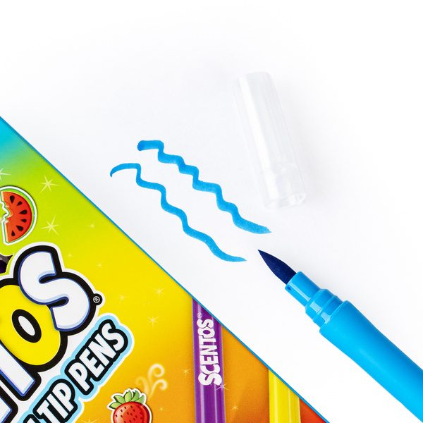 Pachnące Flamastry - Pędzel, zestaw 10 szt., dla dzieci, 3 lata+, Scentos