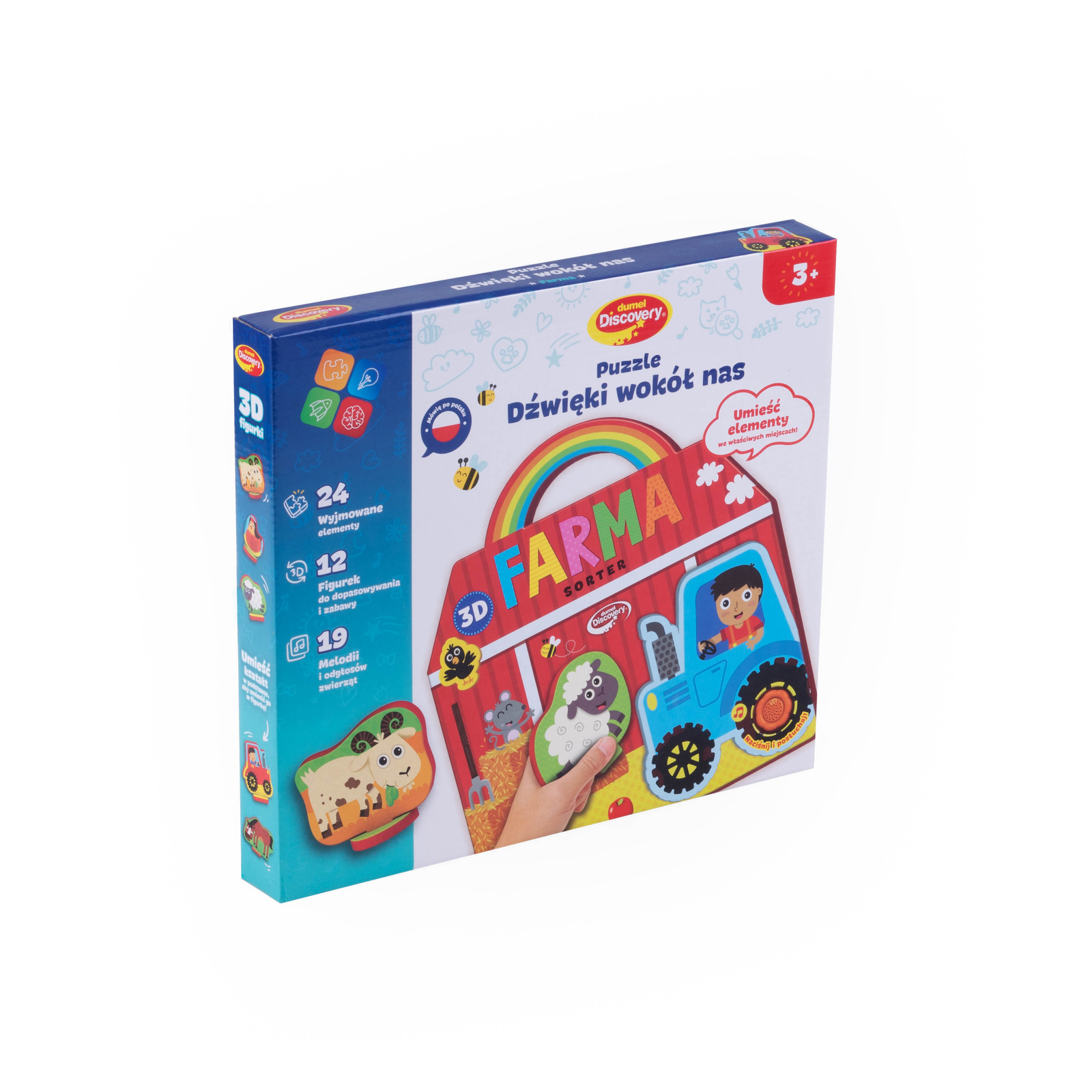 Puzzle interaktywne sorter kształtów Dumel Discovery