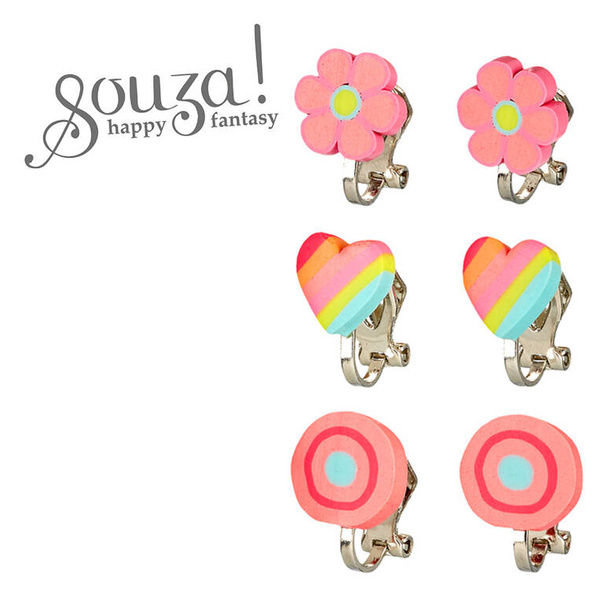 Klipsy do uszu dla dziewczynek Miranda 3 pary 3 lata+, Souza!