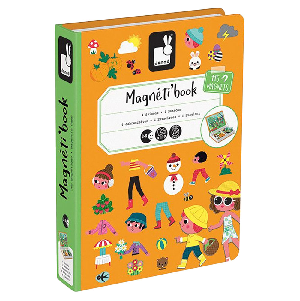 Magnetyczna układanka 4 pory roku Janod Magnetibook