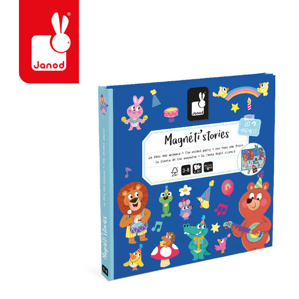 Układanka Magnetyczna Przyjęcie w lesie Magneti'stories 3 lata+, Janod