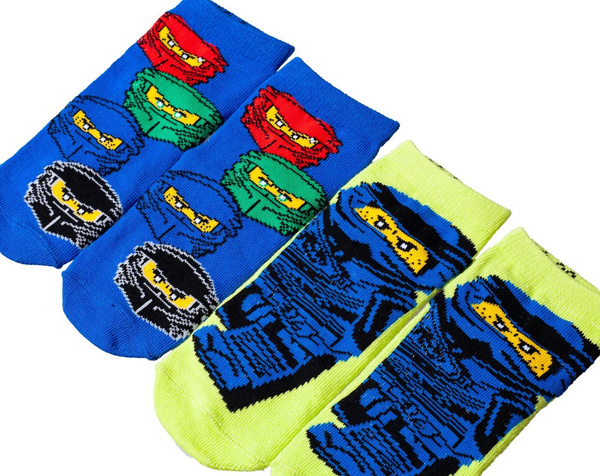 Sinsay Skarpetki chłopięce z motywem z LEGO Ninjago, 2-pak