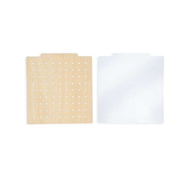 Kostka sensoryczna drewniana - zabawka edukacyjna, dla dzieci, 18 m+, Janod